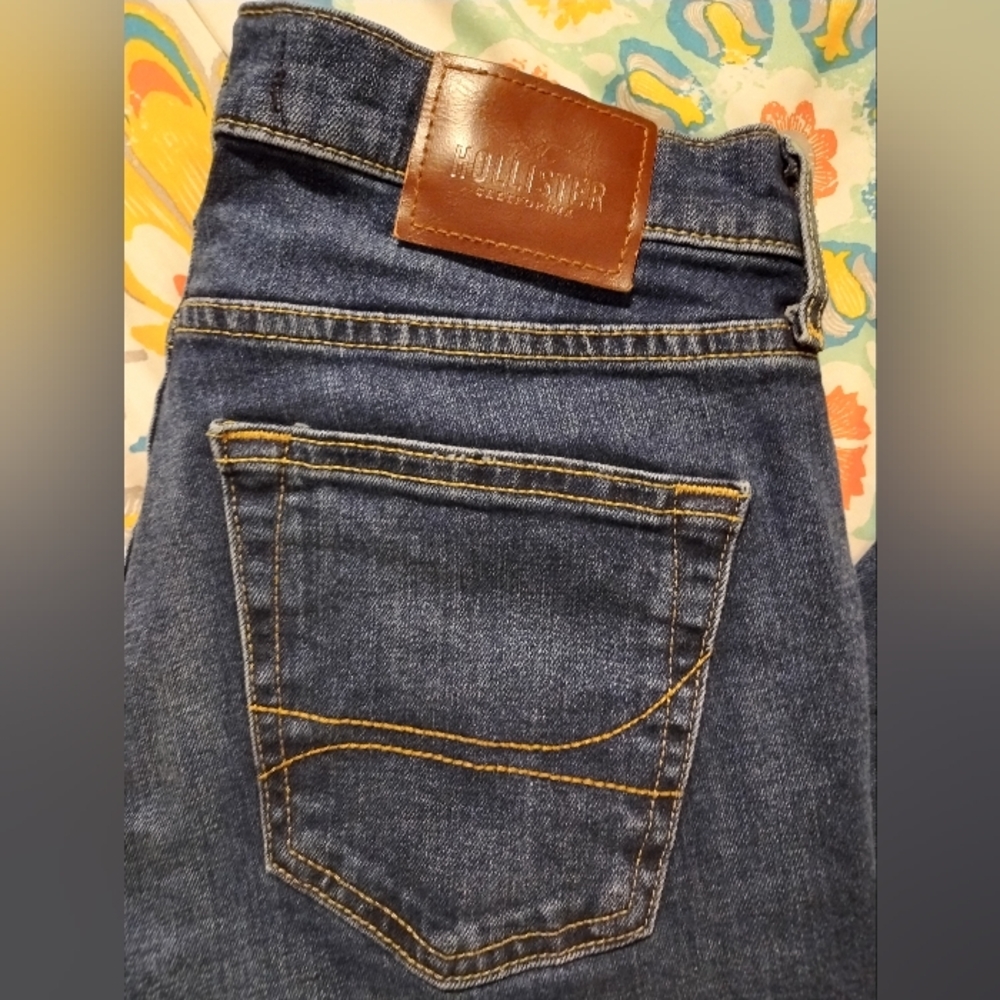 Hollister Dark Blue Denim Jeans Size 30x30